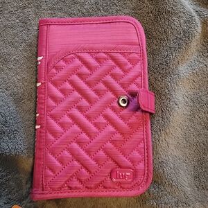 NWT. Lug Tandem Orchid Quilted Wallet/card Case.